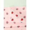 20-Pack Cartoon Strawberry Print Waterproof Floral Wrapping Paper, Semi-Transparent Bouquet Sheets for Weddings & Gifts, Back To School Valentine Day