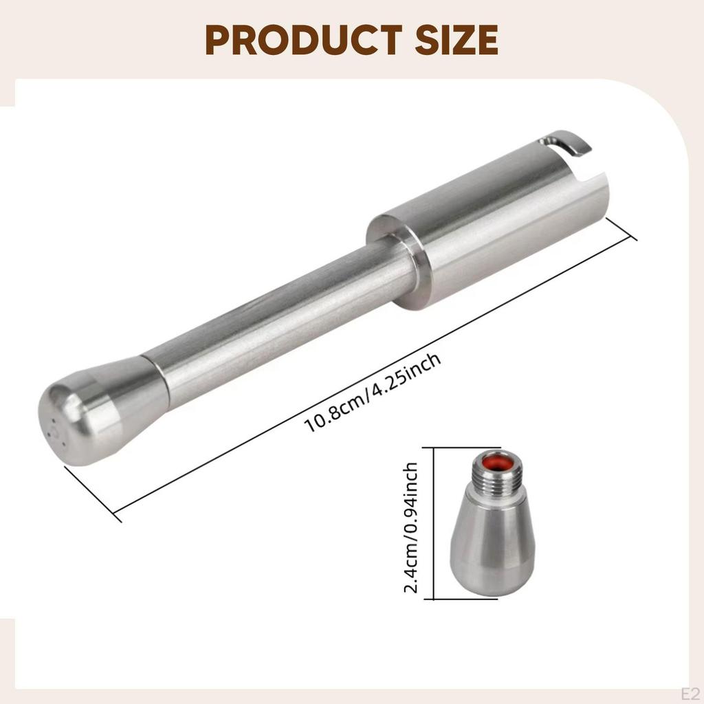 Coffee Maker Steam Nozzle 3 Hole Portable Reusable Professional Milk Foam Spout Multiple Holes Tip