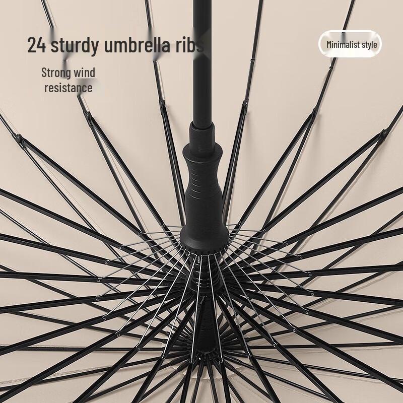 Maydu 24-Rib Oversized Automatic Straight Umbrella