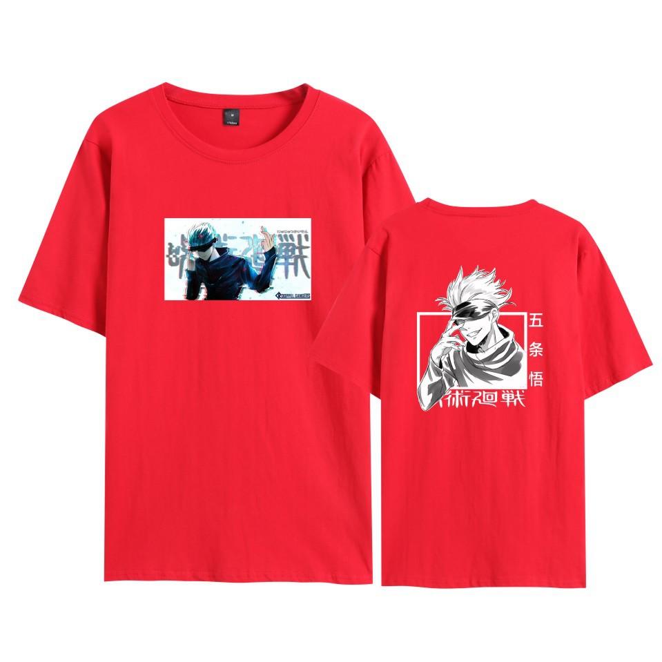 Jujutsu Kaisen Tshirt Men Women Anime Print Top Tees Tshirts Fashion Summer T-shirt