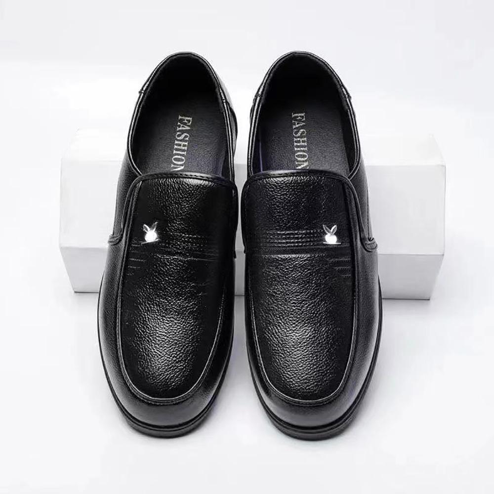 Large size leather shoes fashion business casual shoes dress breathable leather shoes leather shoes men