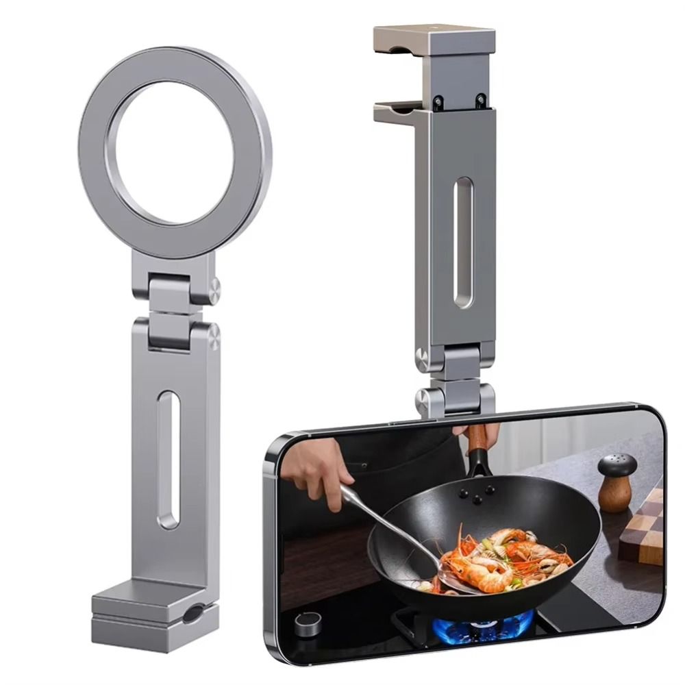 Adjustable Gripping Phone Holders 360° Rotation Hook Mount Stands New Magnetic Phone Holder