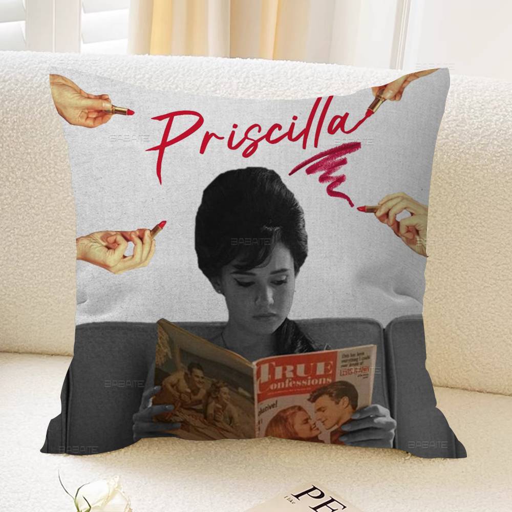 Priscilla New Movie Personalized Picture Text Home Decorative Pillows Household Gifts 45x45cm