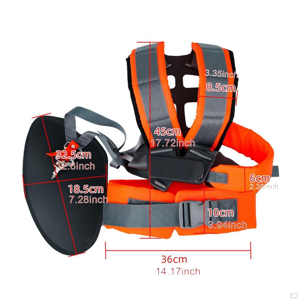 Trimmer Shoulder Strap Mower Backpack Straps Padded Belt