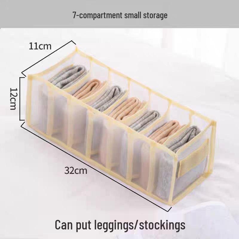 Mesh Underwear Dividers: Daily Necessities Storage Box with Dustproof Organization
