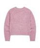 MARK GONZALES Women'S Club Boucle V-Neck Knit - Indi Pink