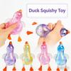 Glitter Duck Squishy Toy, Slow Rising Stress Relief Squeeze Toy For Adults, Fidget Sensory Toys For Anxiety, Party Favors, Birth