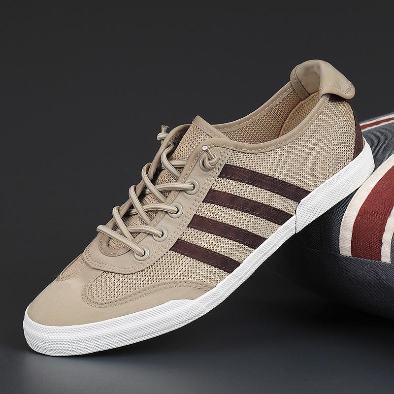 Summer Mens Shoes Mesh Shoes Casual Shoes One Foot Pedals Lazy Shoes Fashionable Trendy Shoes Mesh Shoes Board Shoes