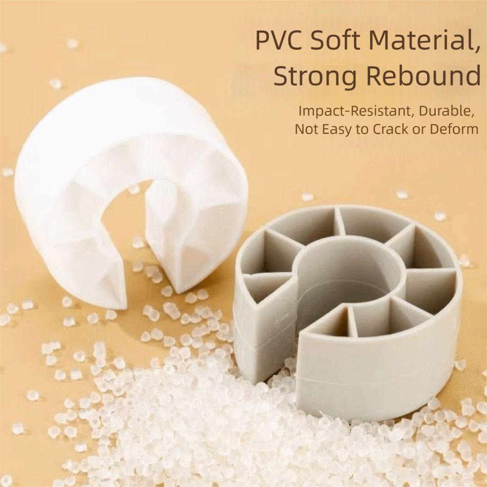 Silent Design Door Stopper Soft PVC Anti Slam Guard Safety Guard Safety Wedge  Bathroom