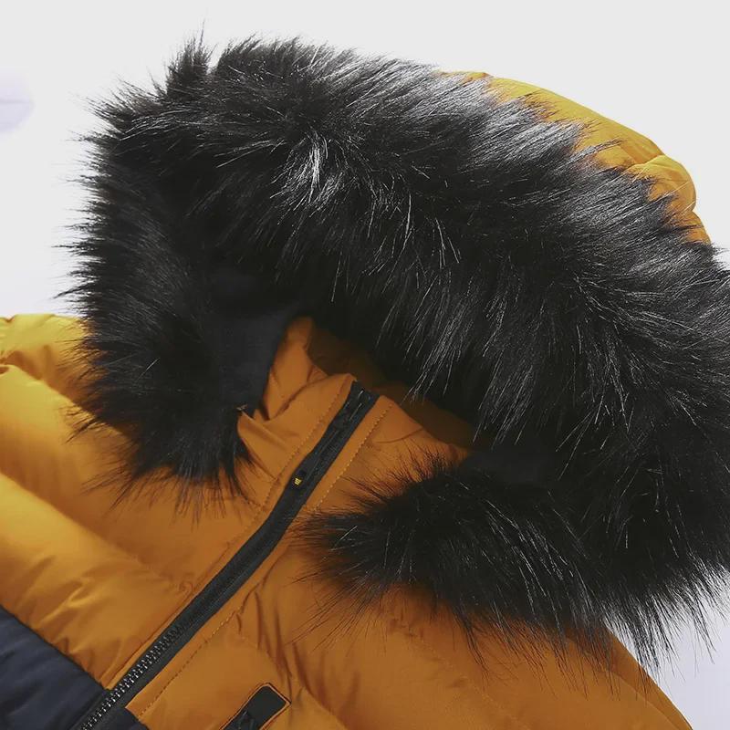 Pánský bavlněný kabát s kapucí - Hřejivá, silná, trendy ležérní bunda na podzim a zimu.