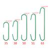 100pcs Christmas Ornament Hooks Metal C-Shaped Hook Holder Christmas Tree Ball Pendant Hanging Decoration for New Year
