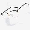 Ultra-Light Semi Rim-Free Anti- Blue-Ray Myopia Spectacles For Female Male Unisex Classic Nearsighted Prescription Spectacles 0 To -6.0