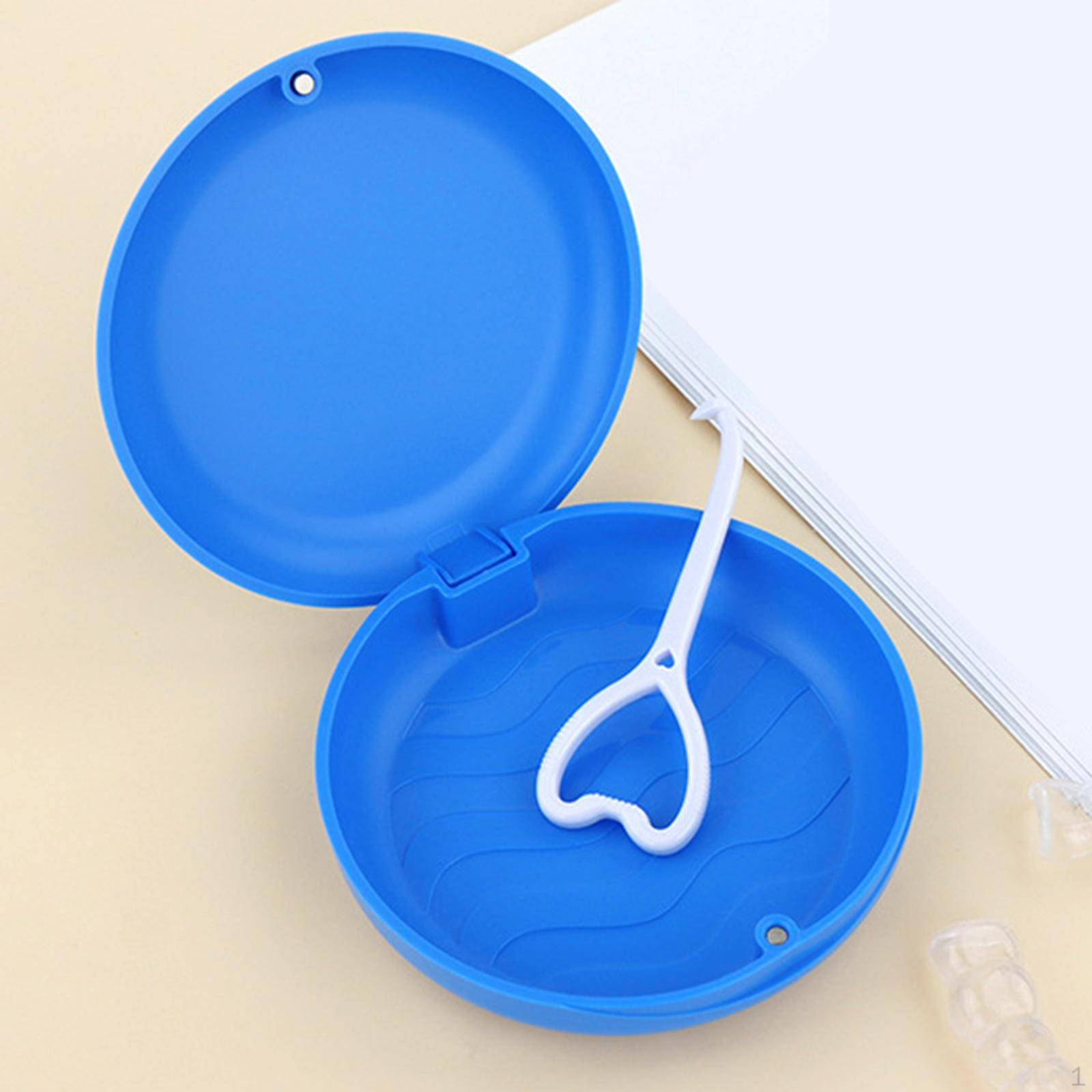 

Retainer Case Cover Aligner Mouthguard Tray Box blue