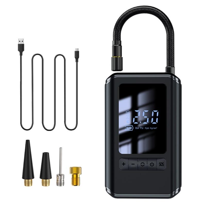 Digital Tire Inflator Portable Air Compressor Air Pumps with Flashlight Pressure Gauge Universal Wireless Tire Inflator 1