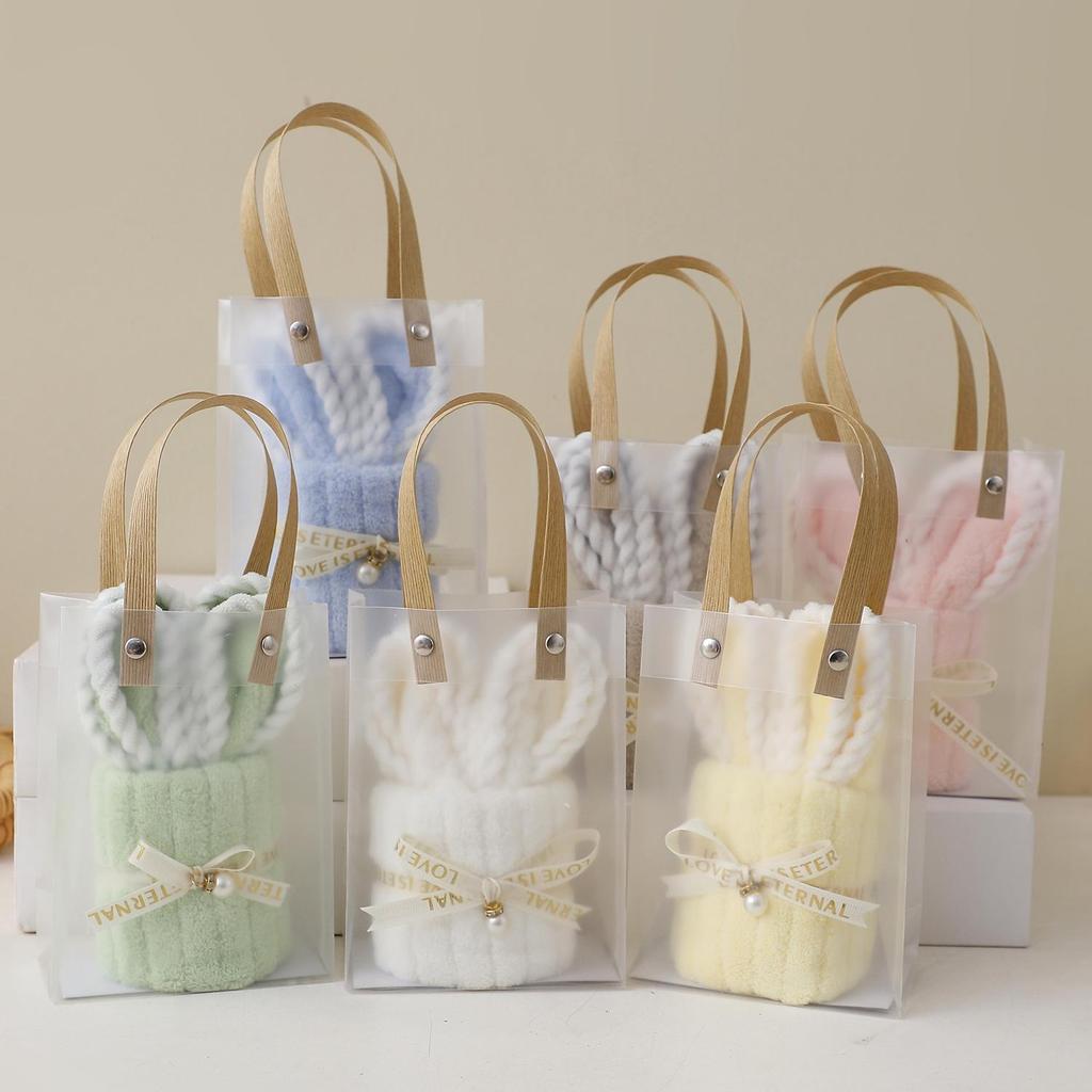 Charming Rabbit Towel - Cute Birthday, Wedding, Kindergarten Gift