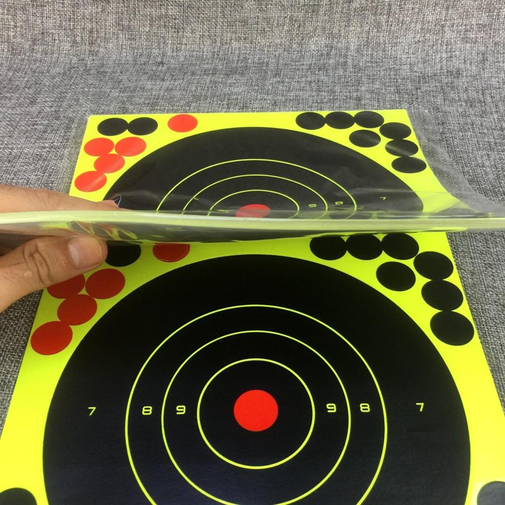 8-tums fluorescerande självhäftande färgskiftande klistermärken för skjutmål