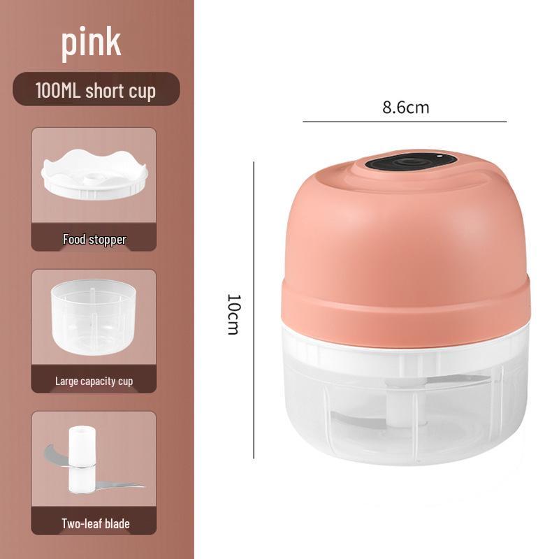 Electric Garlic Press & Masher: Chopper, Paste Maker, Mince Grinder for Household Use