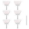 6/12pcs Plant Labels Acrylic Butterfly Garden Markers Waterproof Plant Marking Signs for Flowerpot Gardening Decoration
