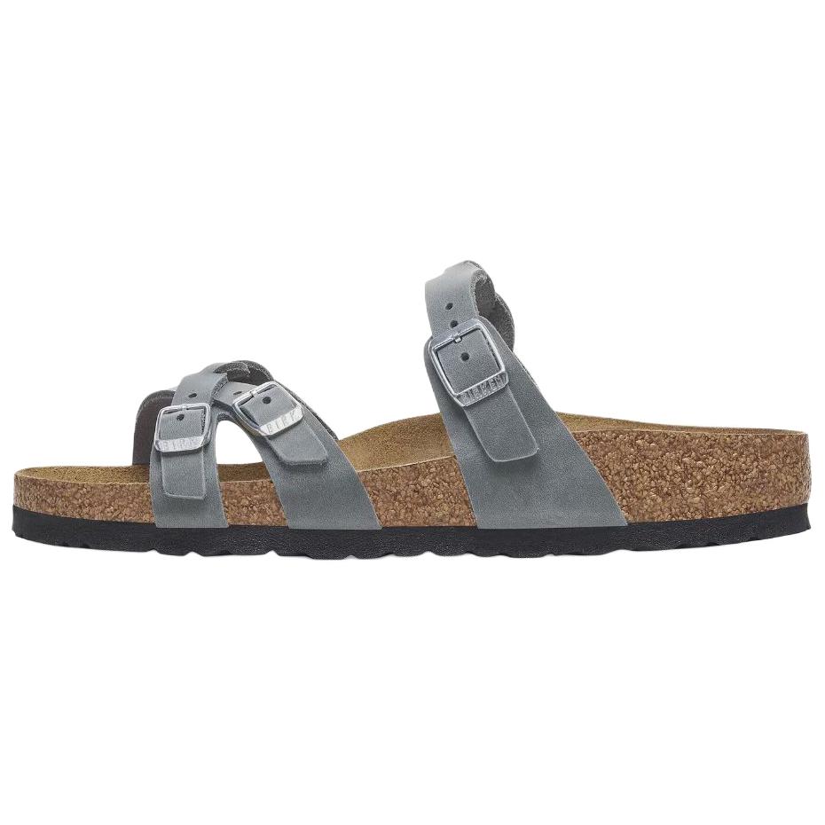 Birkenstock Franca Braided EVA Abrasion Resistant Slide Slippers Women s Gray Narrow 1029131 36