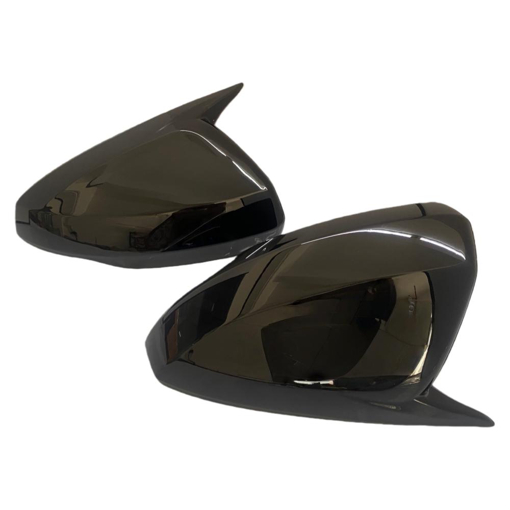 Rear View Mirror Cover For Volkswagen For VW Polo Mk6 AW GTI 2018-2021 OX Horn Car Caps Shell Trim Carbon Fiber Look Exterior