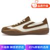 Men's shoes 2025 summer new youth leather lace-up sports board shoes versatile trend low-top flat casual shoes