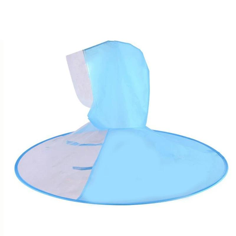 Girls' One-Piece Light Raincoat for Primary School Students