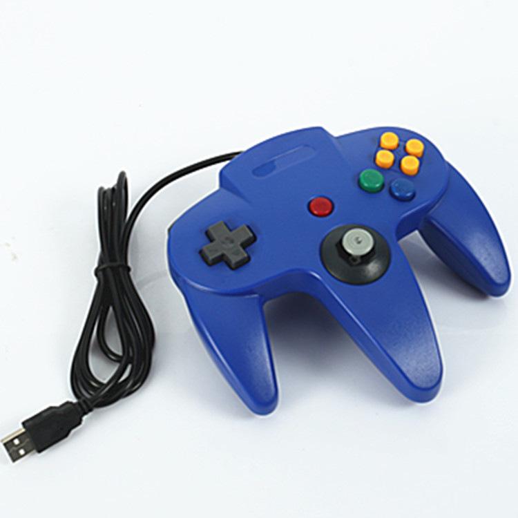 N64 Wired Game Controller - USB Classic for PC, Available in 14 Colors