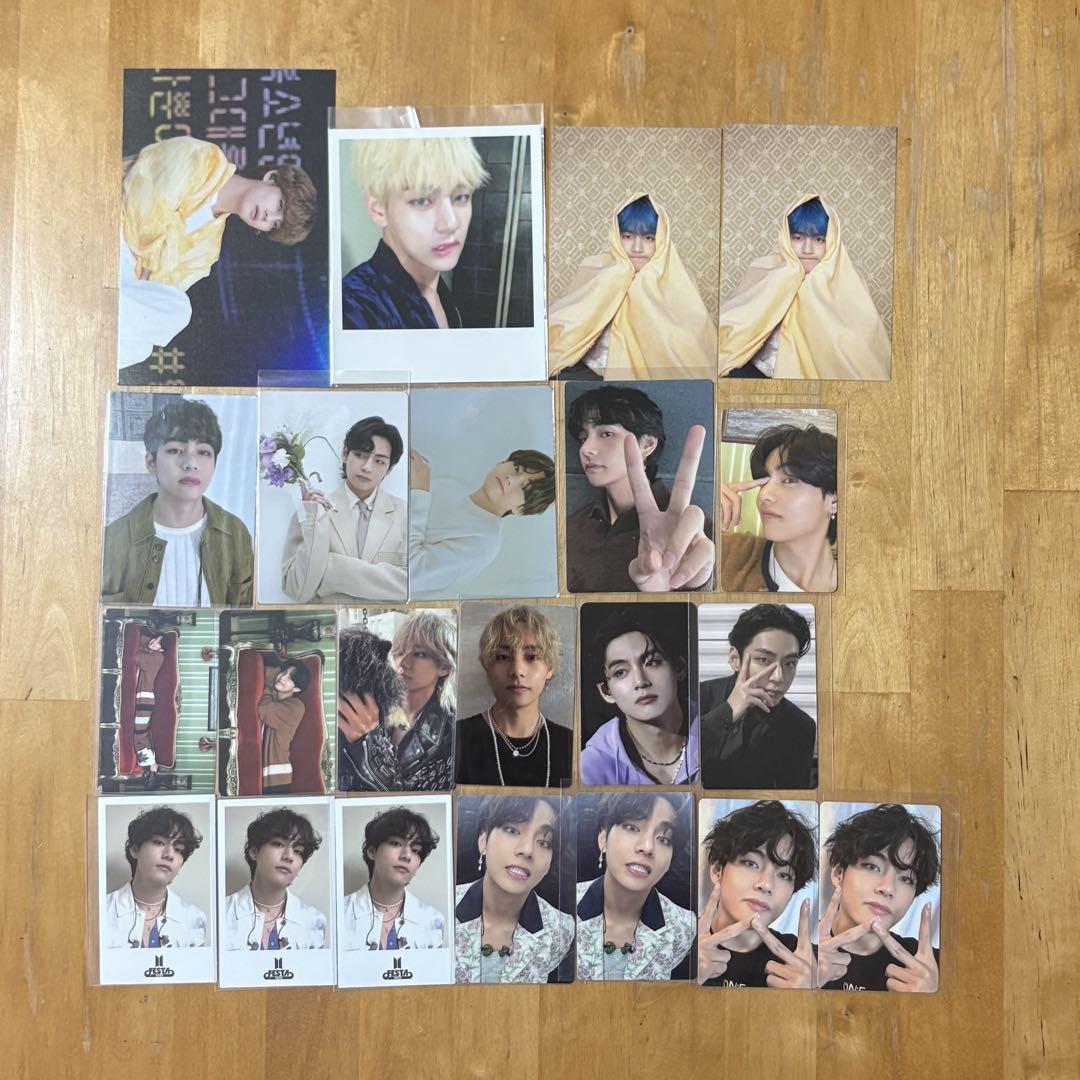 

[Б/У] BTS V Тэхён Коллекционная карточка Мини-фото Набор из 22 штук