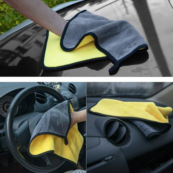 Mikrofaser-Handtuch, Auto-Mikrofasertuch, Waschtuch, Mikrofaser-Reinigungstuch, Autowasch-Trocknungstuch, Auto-Detaillierung