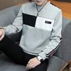 Spring and Autumn Crew Neck Fashion Printed Long Sleeve T-Shirt Trend Versatile Sweater Sweatshirt