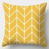 Yellow series Pillowcase 45cmX45cm Square Sofa Pillow Cover Creative Sun Flower Cushion