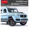 1/24 Scale Mercedes Benz G800 Off Road SUV Diecast Model Alloy Metal Car DIY Desktop Displays Home Trendy Toys Ornaments Sound & Light