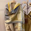 Elegant Horse Print Faux Cashmere Scarf and Shawl