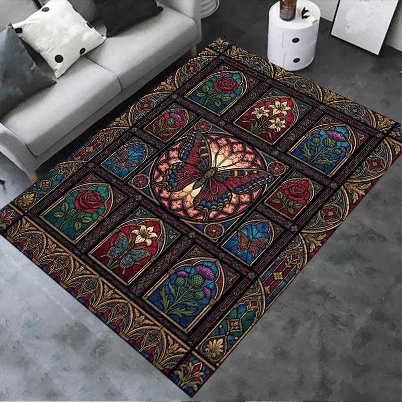 2025 New Butterfly Decoration Carpet Rug for Living Room Bedroom Home Sofa Decoration,Kids play Non-slip Floor Mat19