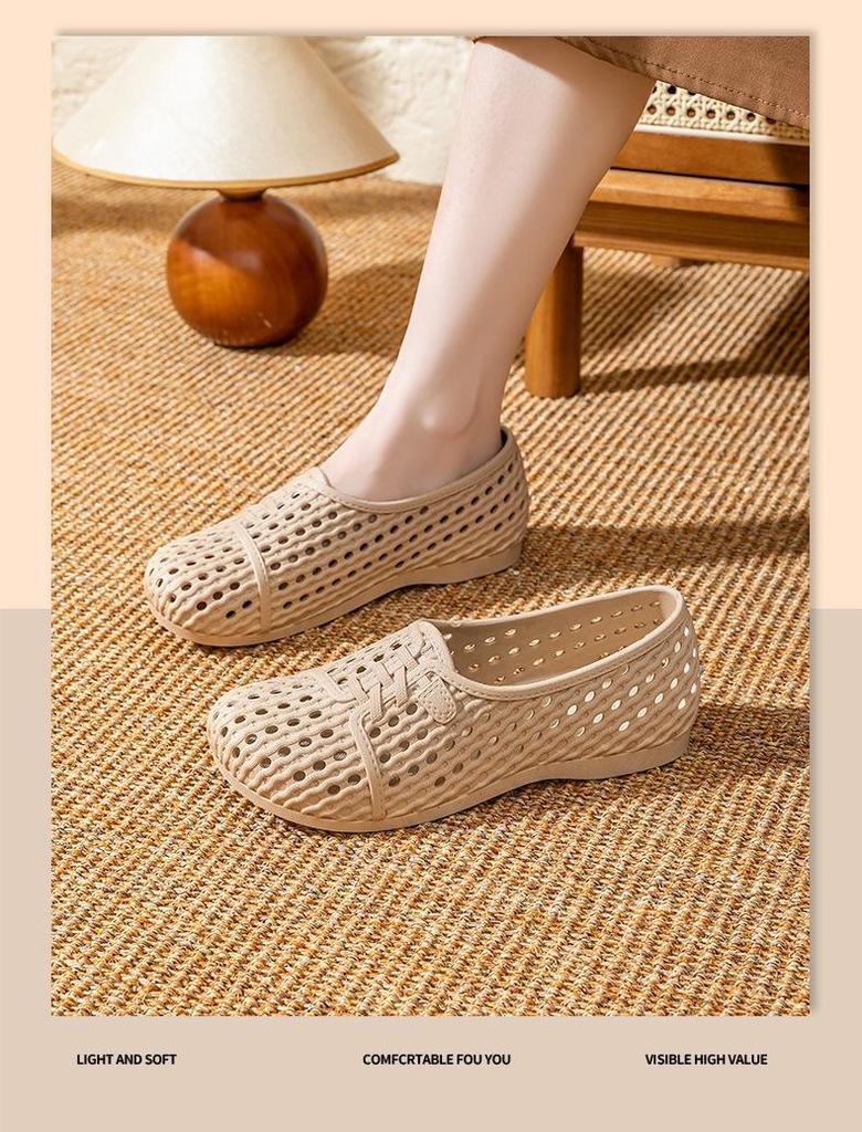 Women's Non-Slip Breathable Sandals - Comfortable Nurse, Work & Beach Shoes with Soft Soles.