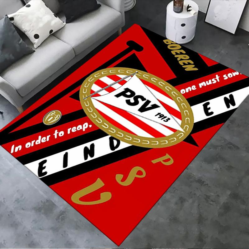2025 New PSV Eindhoven Carpet Rug for Living Room Bedroom Home Sofa Decoration,Kids play Non-slip Floor Mat
