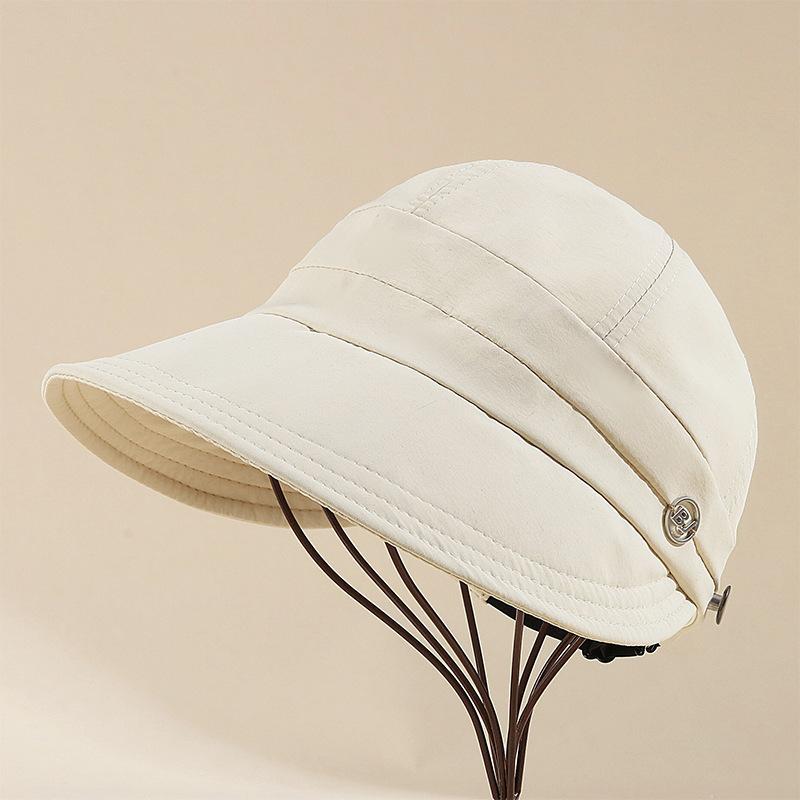 Quick-drying the same sun hat children's versatile duck tongue bucket hat street shot tide show face small sun protection sun hat