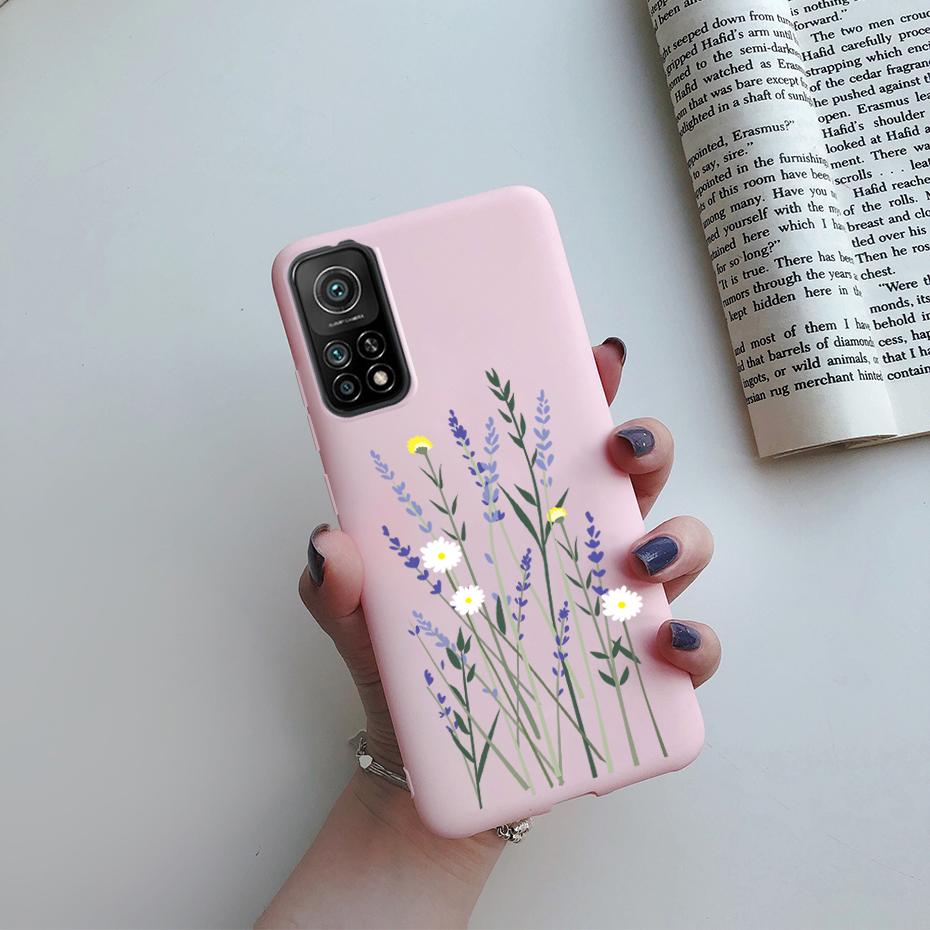 For Xiaomi Mi 10T Pro Case Cute Funda Silicone Matte TPU Soft Back protective Cover For xiaomi mi 10t 10tpro mi10T 10 t pro Case