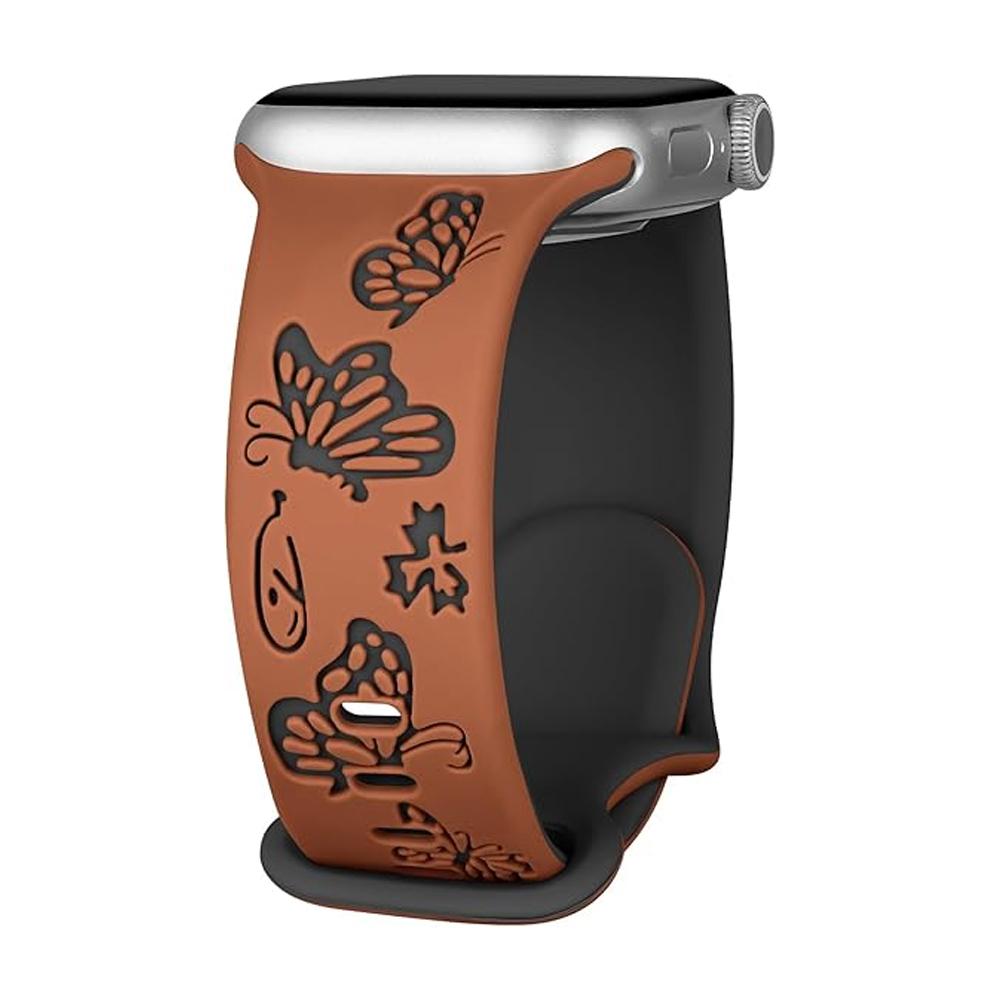 Engraved Straps For Apple Watch Band 46mm 42mm 44mm 45mm 40 41mm 49mm correa bracelet iwatch Series 11 10 9 8 7 6 5 Ultra 3 SE