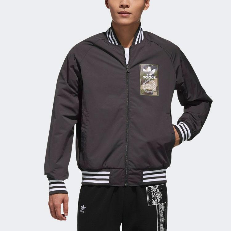 adidas originals REV Jacket Camouflage reversible Sports Black Men's DX4219