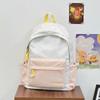 Schoolbag High-value schoolbag Female college student Large capacity Mori print cute backpack Junior high school student lightweight travel backpack