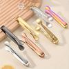304 Stainless Steel Ice Tongs, Sugar Cube Tongs, Thickened 11cm, Burr-free Food Tongs, Towel Tongs, Ice Tongs, Ice Bucket Tongs