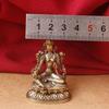 Pure copper Nepalese craftwork statue Buddha, Bodhisattva saving the eight difficult mother Tantric, small Buddha sculpture, 1Pc