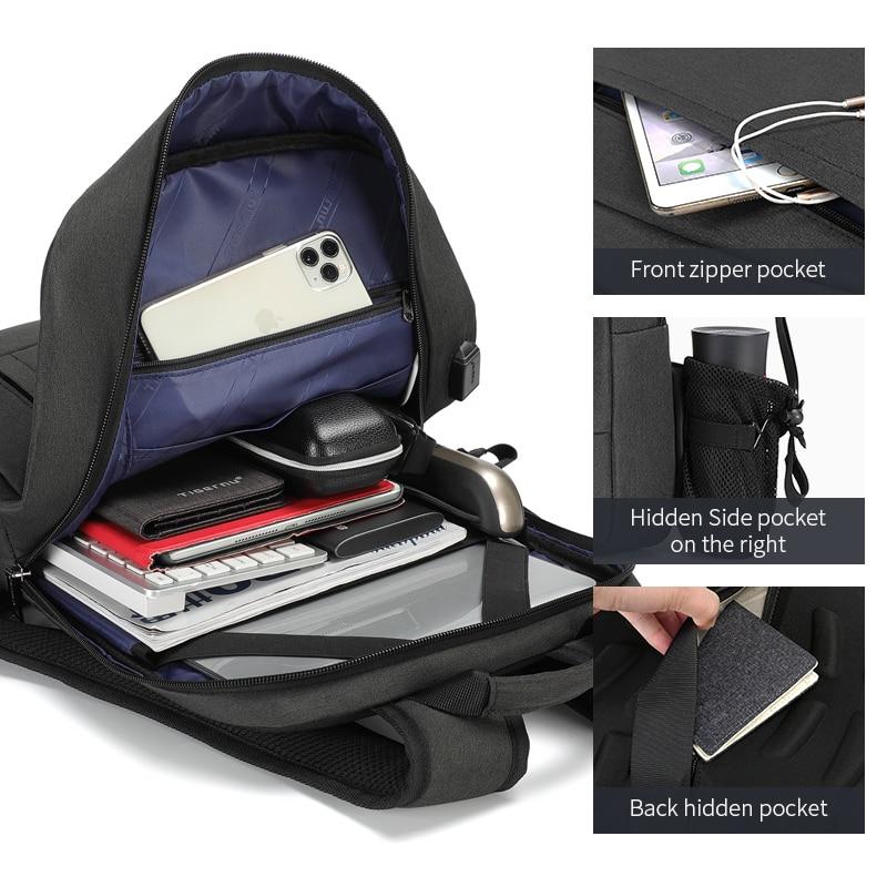 Tigernu 2021 Nuovi zaini uomo di moda Mochilas 15.6\