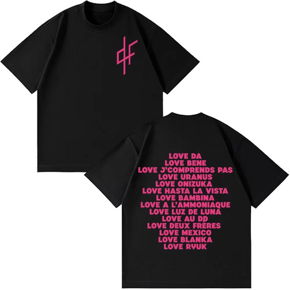 I Love Fashion Graphic Print Harajuku T-shirts Men Women Hip Hop Fashion T-shirt Aesthetic Trend T Shirt