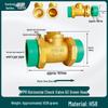 Brass Check Valve: PPR 20 4-point, 25 6-point, 1 Inch 32 Hot Melt Horizontal One-way Anti-backflow Water Pipe.