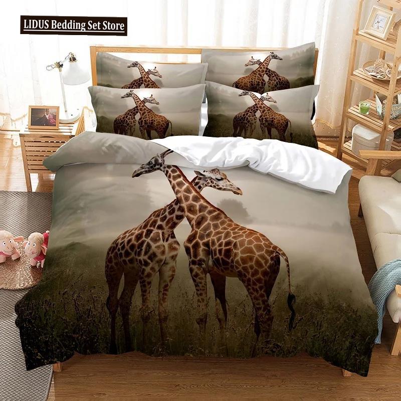 Spider And Animals Bedding Set Microfiber 3D Print Duvet Cover Queen King Size Fashion Design Comforter Cover With Pillowcases