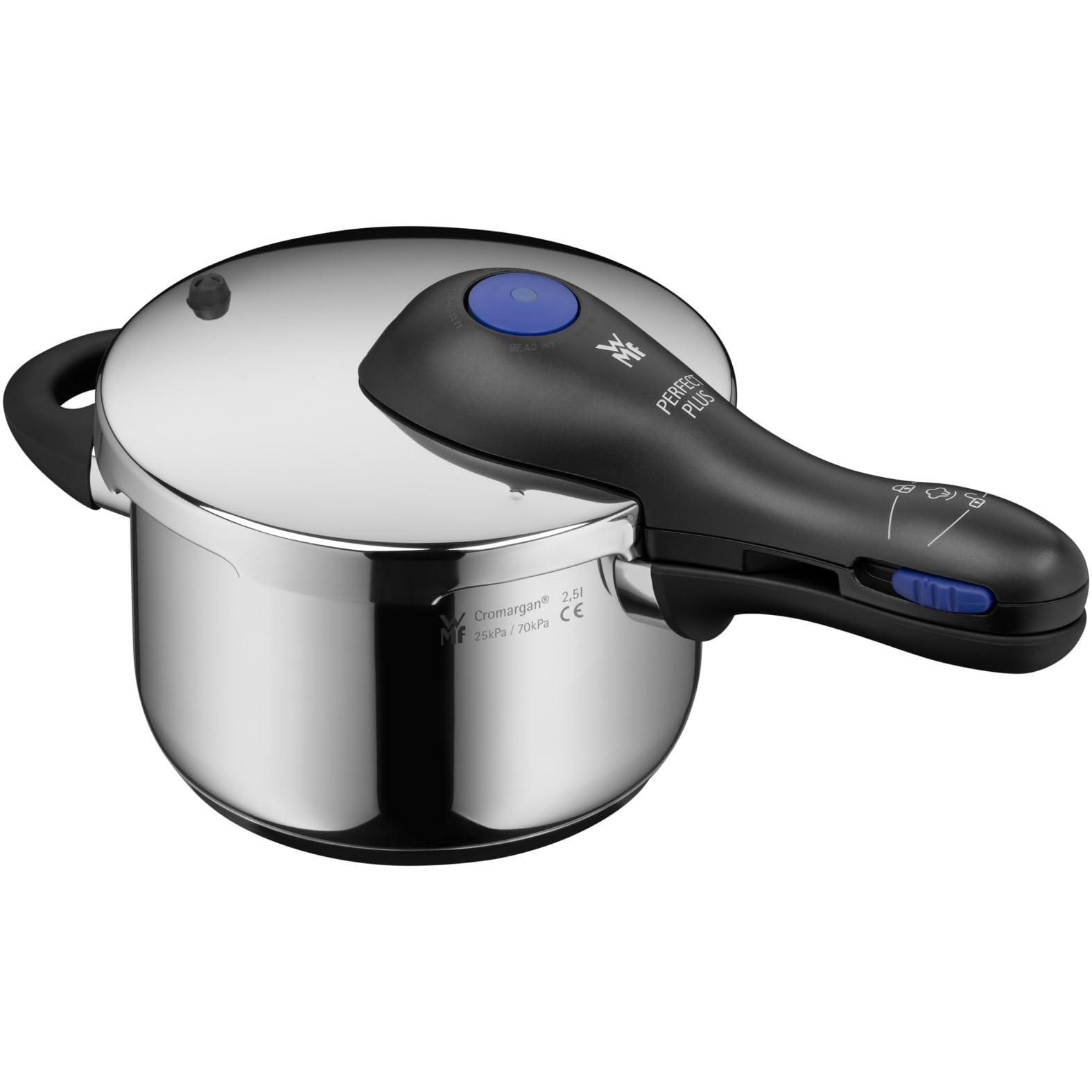 

WMF Perfect Plus Pressure Cooker, 2.5L, Induction and Gas Compatible, W0794799990