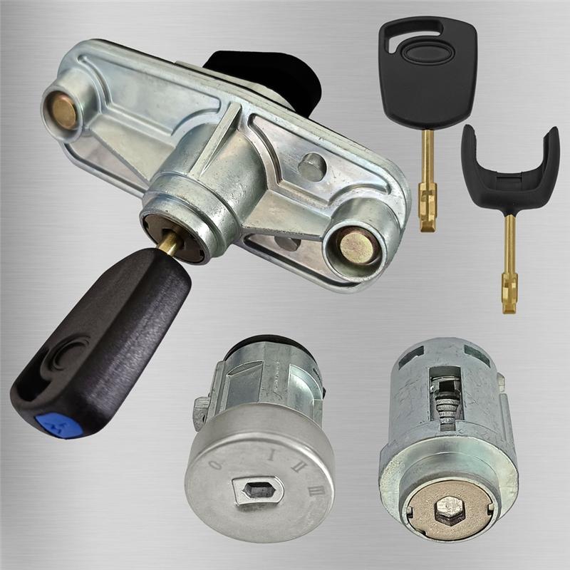 Car Lock Set Ignition Switch Door Lock Trunk Lock LK1S71F22050AA For Ford Mondeo 2001-2007