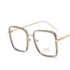 Women's Glasses Anti-Blue Light Fashion Personality Retro Large Square Frame Plain Glasses Student Commuter Face-Looking Small Glasses